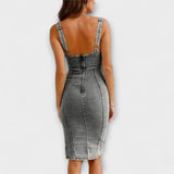 Ana - A-Linien Kleid mit verstellbaren Trägern