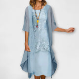 Danielle - Elegante Chiffon Zweiteilige Kleider