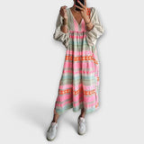 Vibrante, weite Robe Hermine