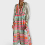 Vibrante, weite Robe Hermine