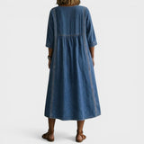 Marija | Elegantes Jeanskleid