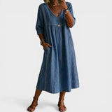 Marija | Elegantes Jeanskleid