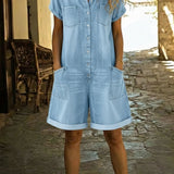 Lässiger Damen Kurz-Overall