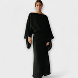 Dana - Leinen- und Baumwoll-Kimono-Robe