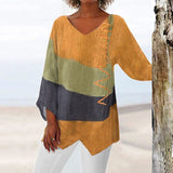 Elaine™ - Lockere Langarm-Bluse