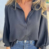 Elysa™ - Elegante Bluse mit Knopfleiste
