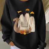 Damen Weihnachts-Jesu-Geburts-Sweatshirts