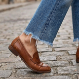 Retro kurze gerade Jeans für Frauen