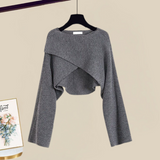 Enrica™ - Elegantes Strickkleid Set