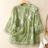 Kourtney™ | Schicke Bluse mit gestickten Akzenten