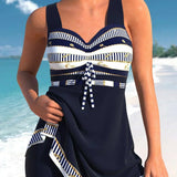 Veronica | Damen Badekleid mit Kordelzug